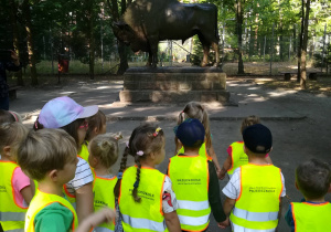 Pomnik Żubra w parku1