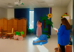 Calineczka zasmucona